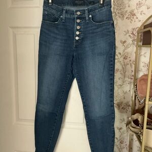 Lucky Brand Medium Blue High-Rise Jeans